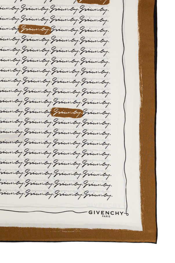 Givenchy Jedwabna chusta z logo