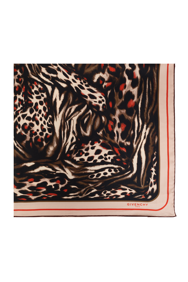 Givenchy Silk animal-print scarf