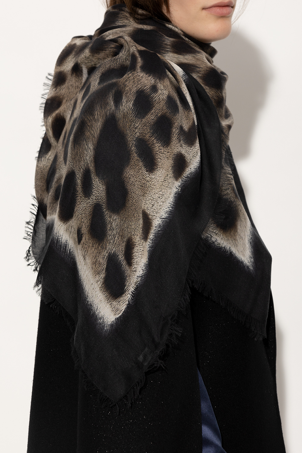 Saint Laurent Shawl with animal motif