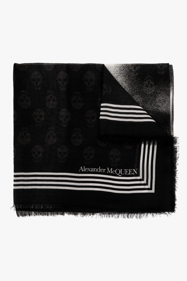 Alexander McQueen Alexander McQueen skull-motif silk scarf
