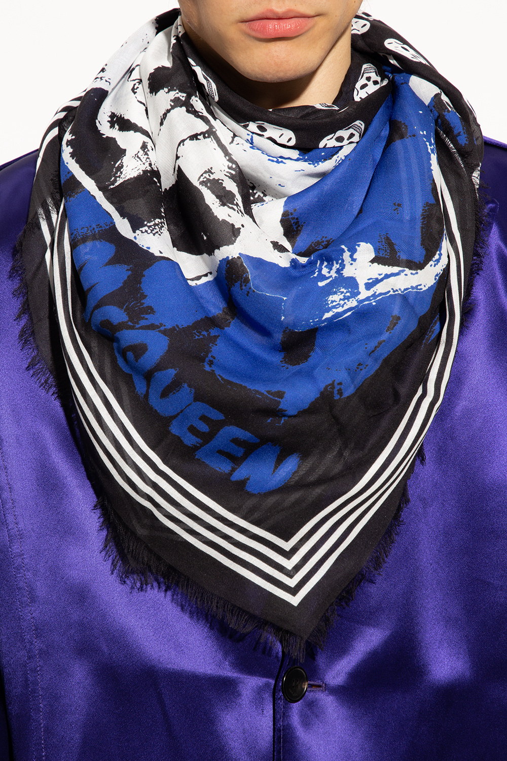 Alexander McQueen Patterned scarf