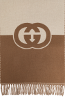 Gucci Wool scarf with logo