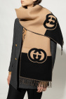 Gucci Wool scarf with logo