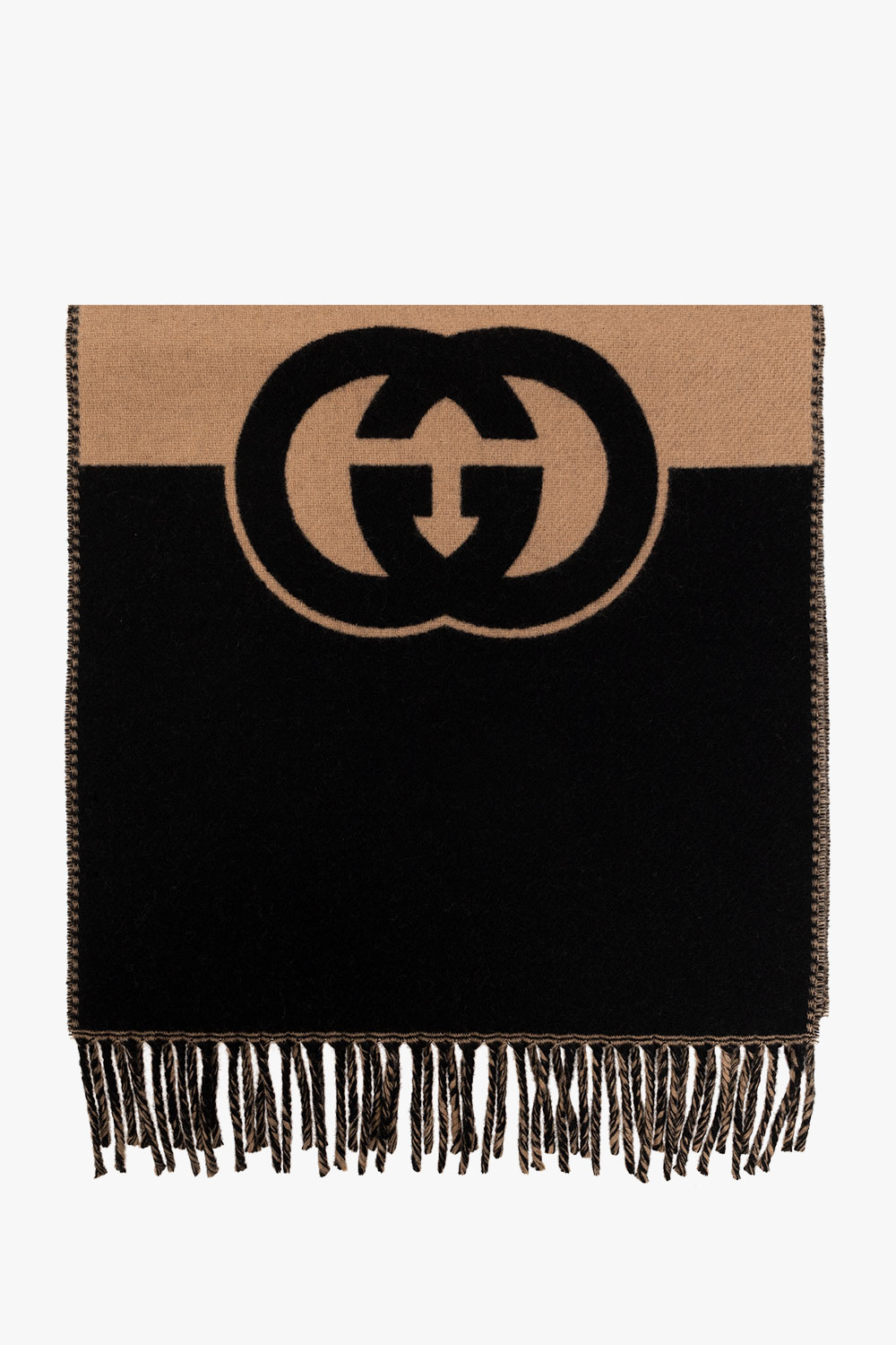 gucci OTA Wool scarf with logo