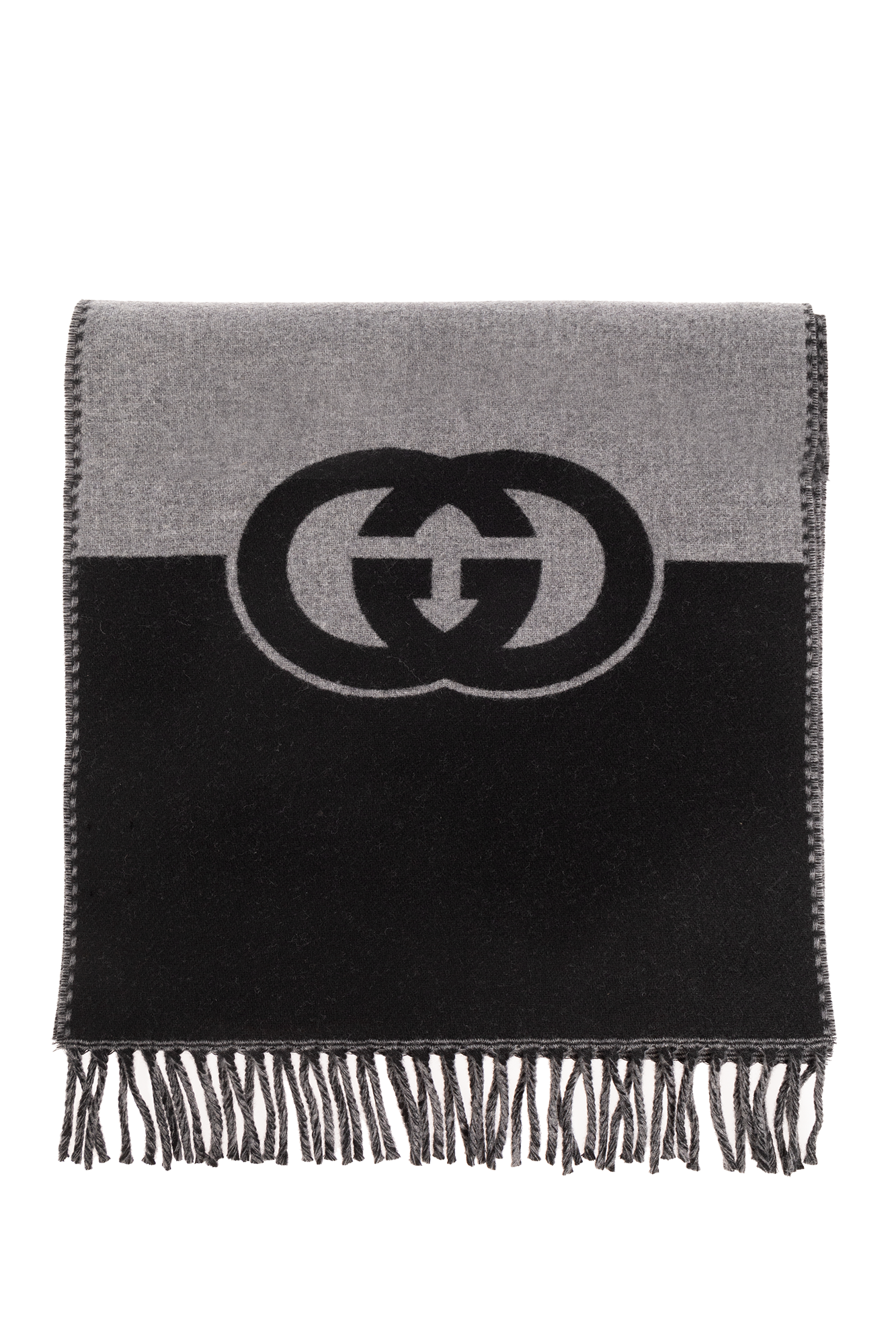 Gucci Wool scarf with logo