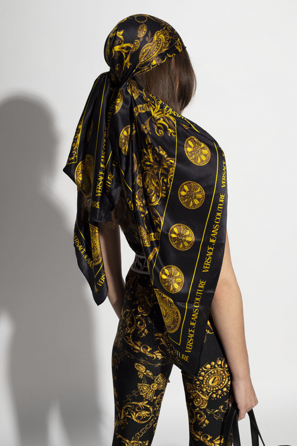 Versace amp jeans Couture Barocco-printed shawl