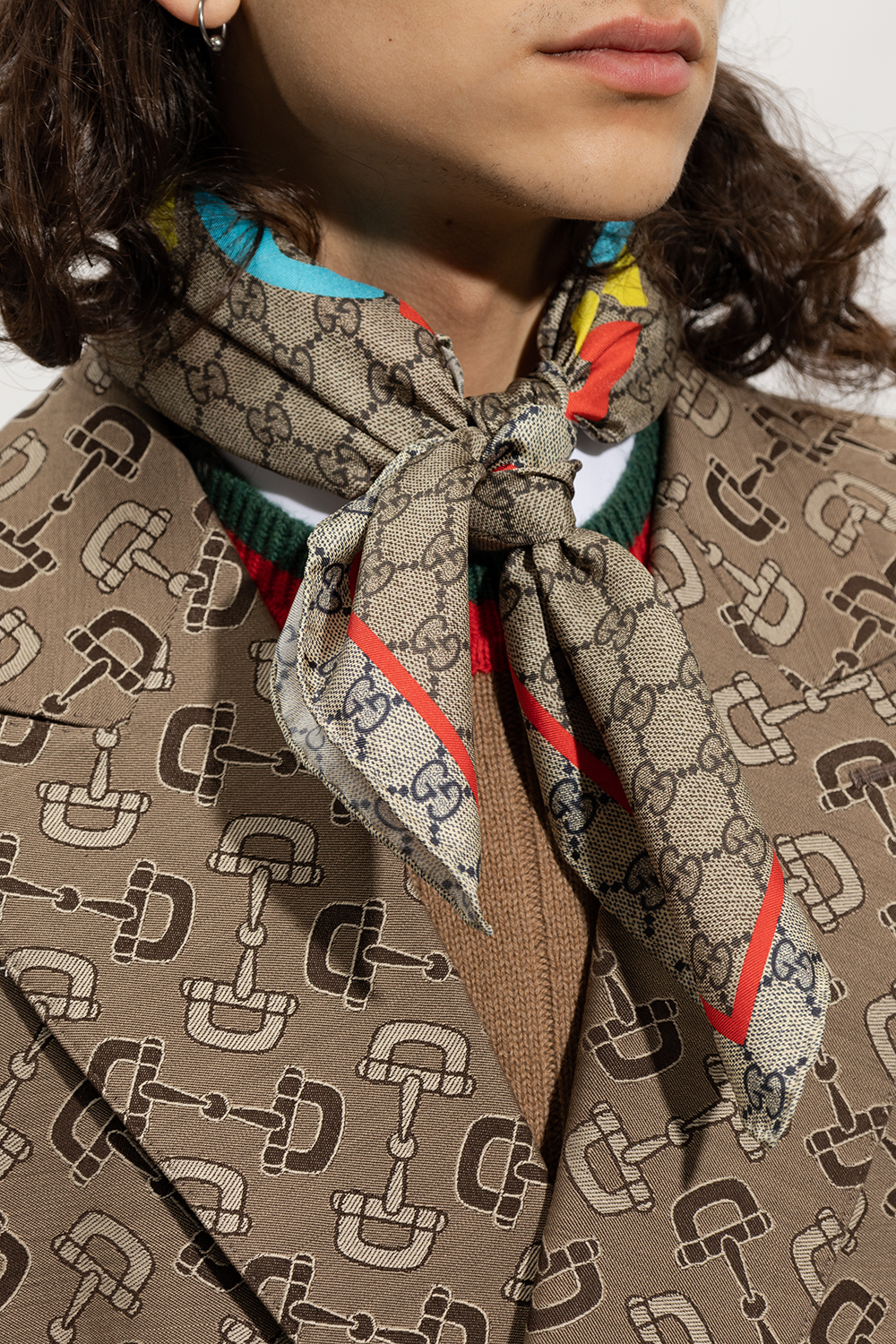 Gucci Silk scarf, Men's Accessories