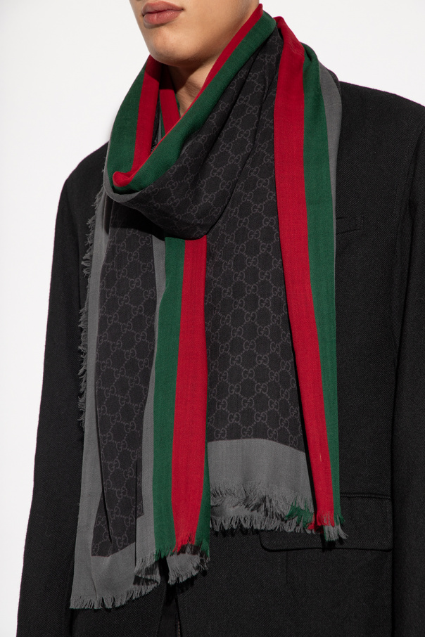 gucci double Wool scarf