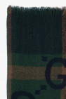 Gucci GREEN Wool scarf
