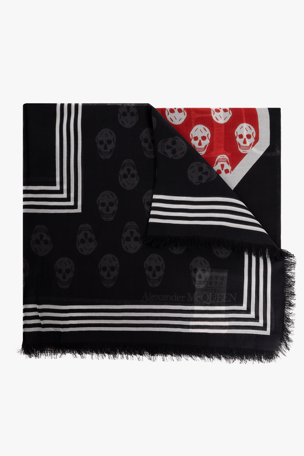 Alexander McQueen Scarf with skull motif