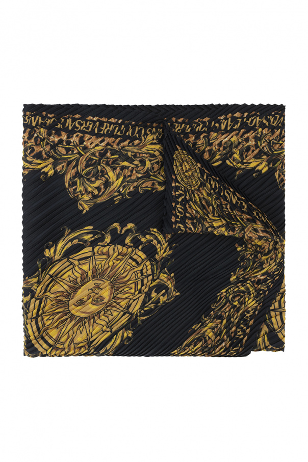 Versace Jeans Couture Pleated scarf