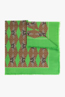 Gucci GREEN Patterned scarf