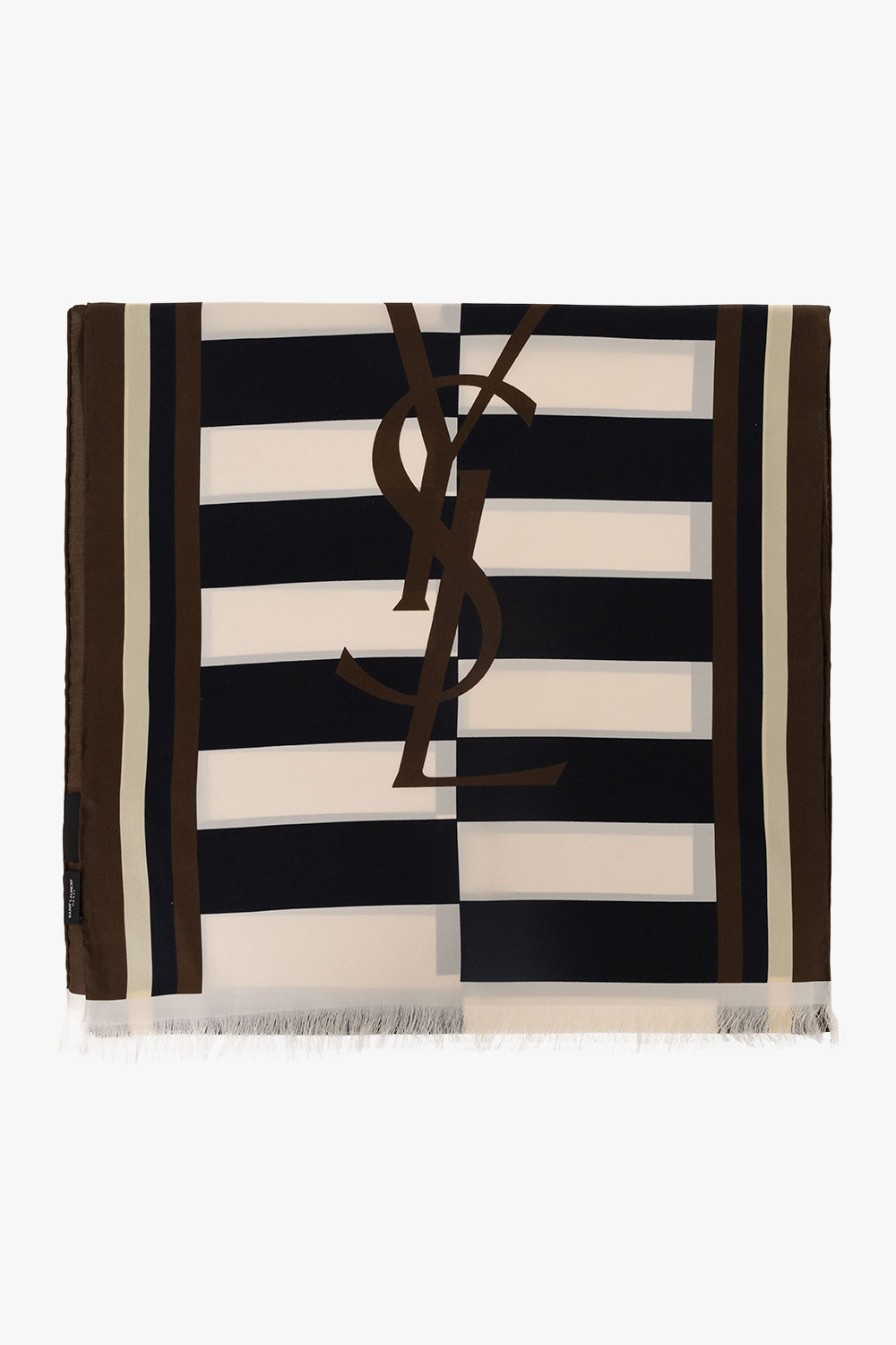 Saint Laurent Silk scarf with logo