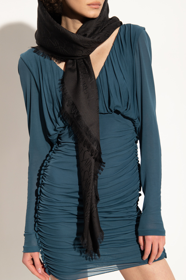 Saint Laurent Monogrammed shawl