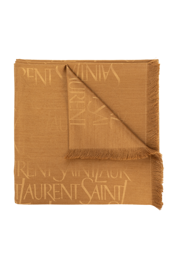 Saint Laurent Shawl with logo