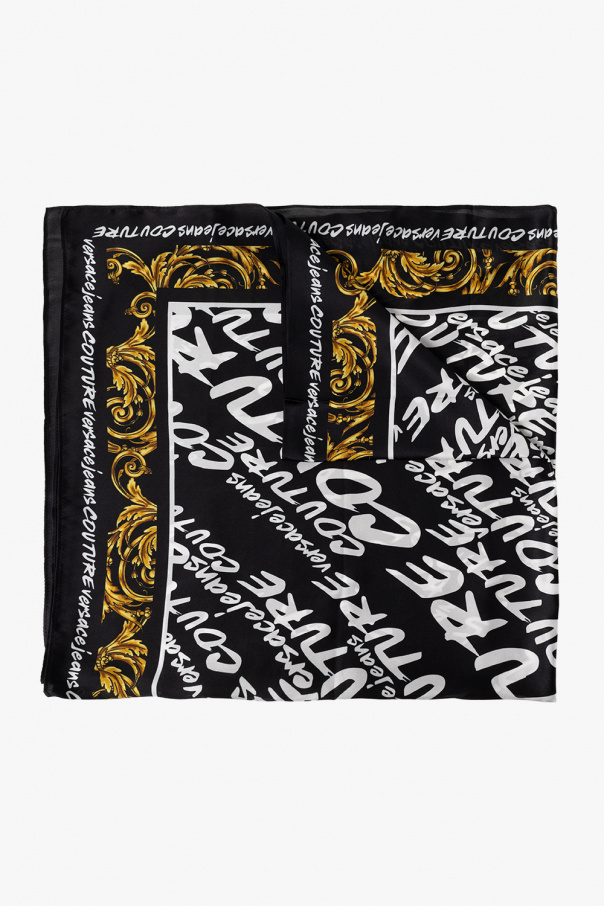 Black Silk scarf Versace Jeans Couture - Vitkac GB