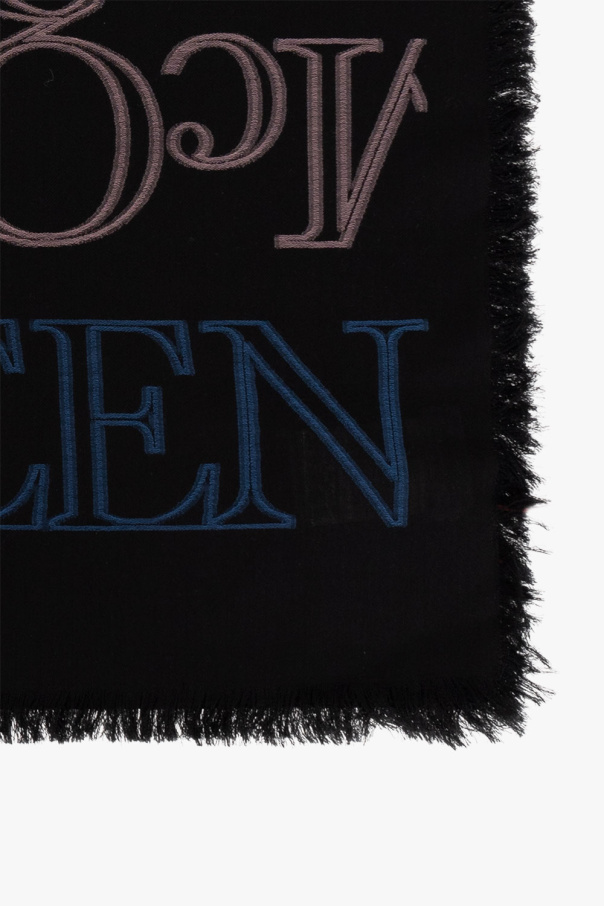 Alexander McQueen Alexander McQueen logo-print shoulder bag Black