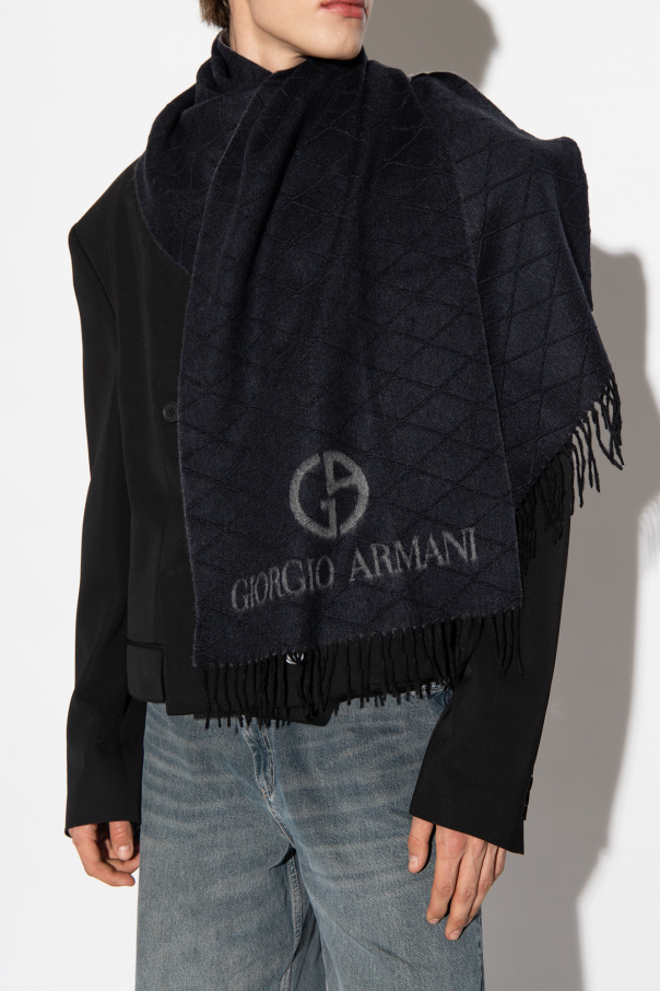 Giorgio Armani triple Cashmere scarf