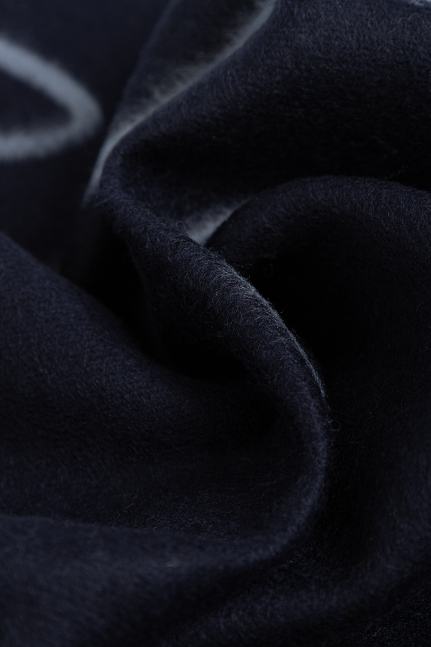 Giorgio Armani Wool scarf with logo