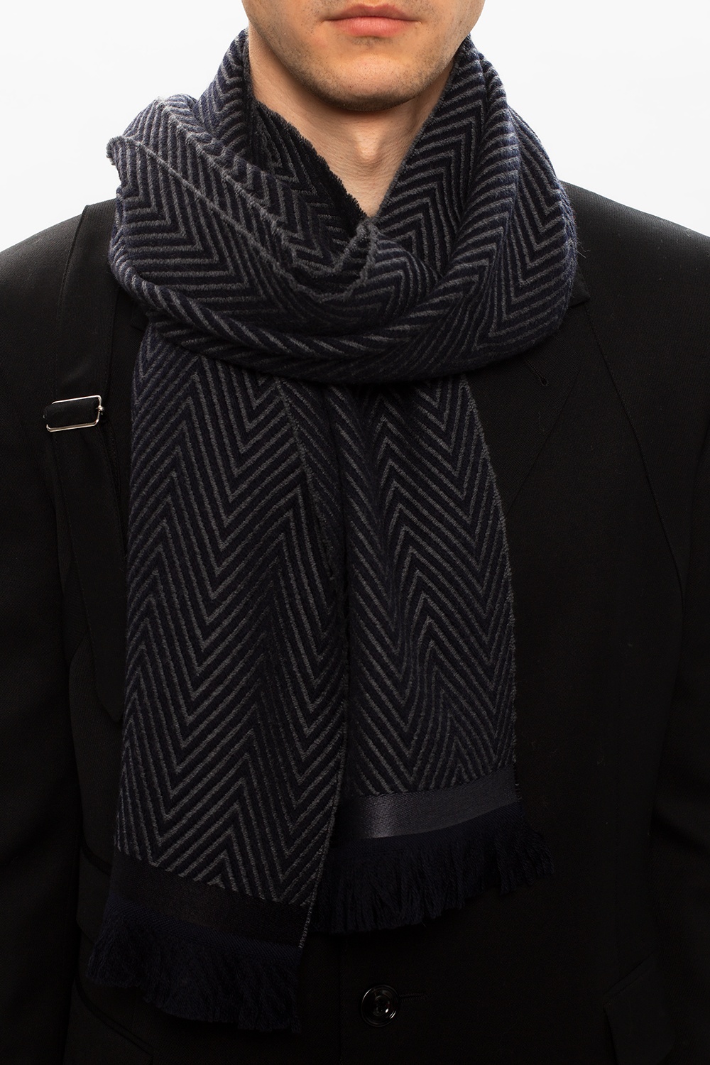 Herringbone scarf Giorgio Armani - Vitkac Norway