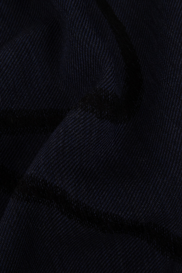 Giorgio Armani Wool scarf with logo