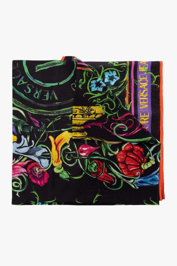 Versace Cross Jeans Couture Silk shawl