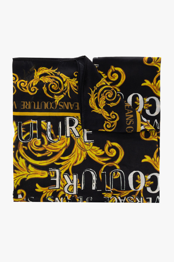 Versace melange Jeans Couture Silk shawl