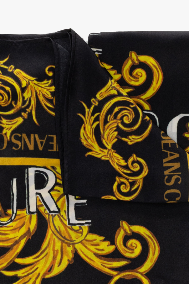 Versace melange Jeans Couture Silk shawl