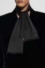 Saint Laurent BLACK Silk scarf