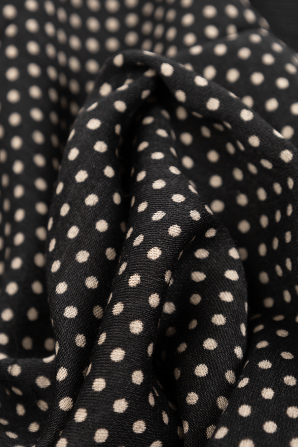 Saint Laurent Shawl with polka dots