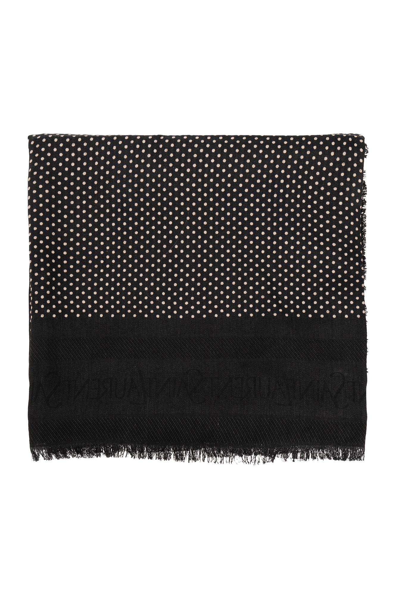 Saint Laurent Shawl with polka dots