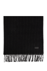 Saint Laurent BLACK Cashmere scarf