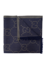 Gucci NAVY BLUE Scarf with ‘GG’ pattern