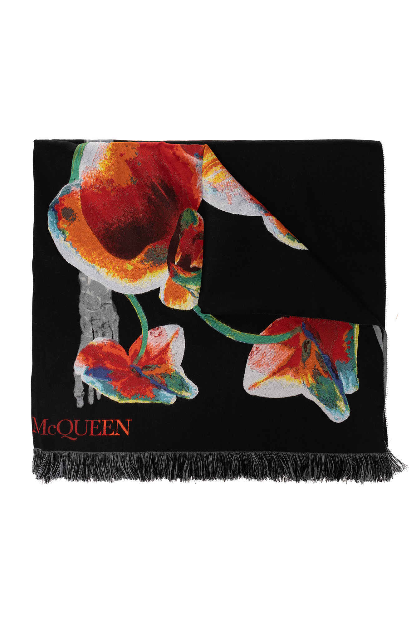 Alexander McQueen Scarf with floral motif