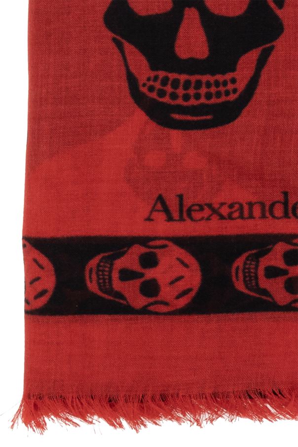 Alexander McQueen Raw-trimmed scarf