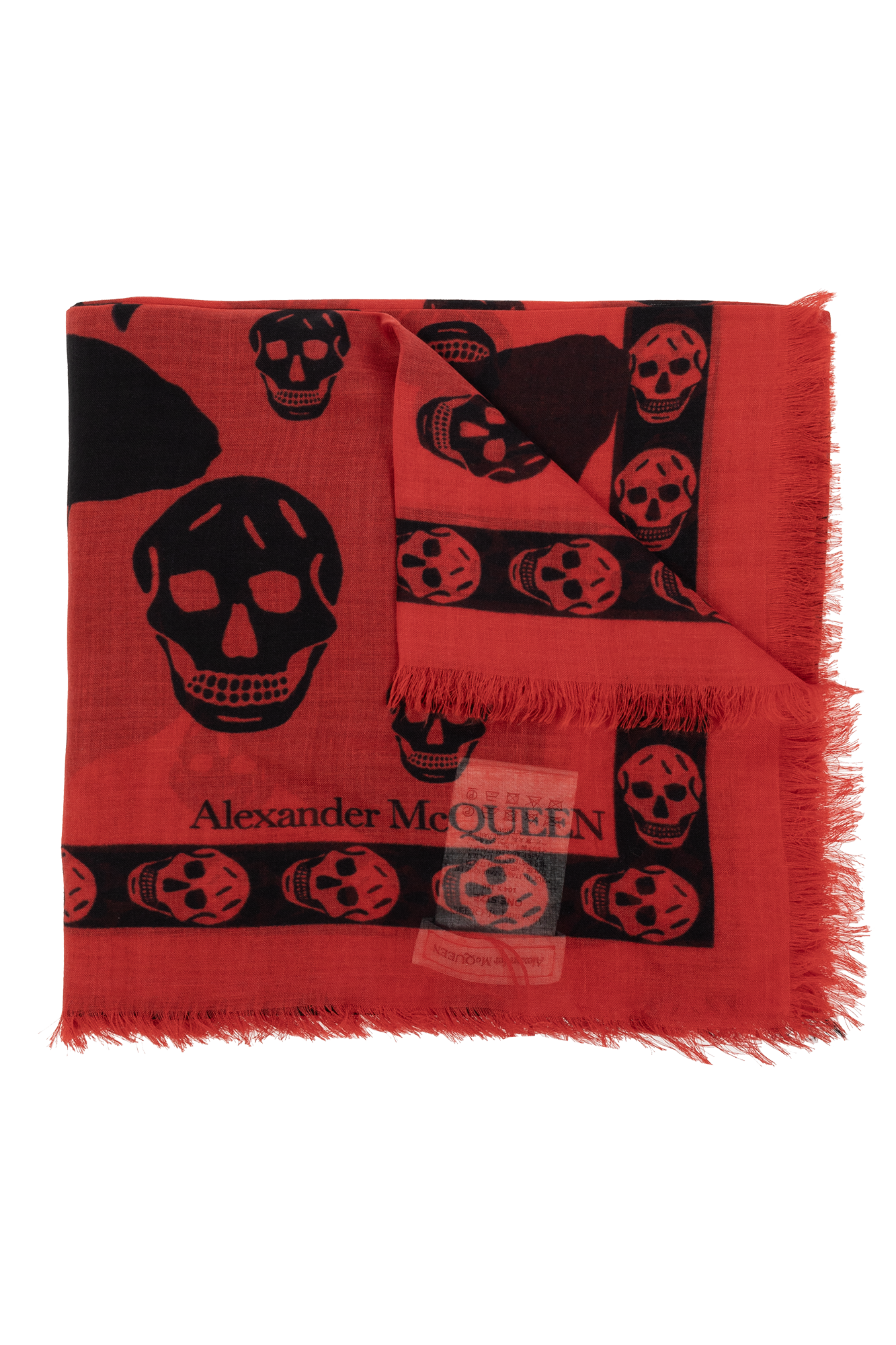 Alexander McQueen Raw-trimmed scarf