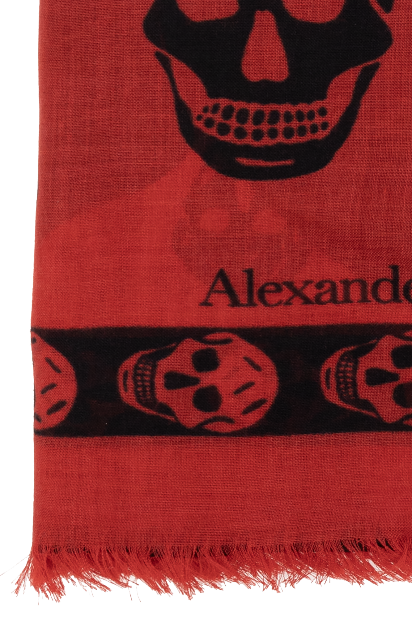 Alexander McQueen Raw-trimmed scarf