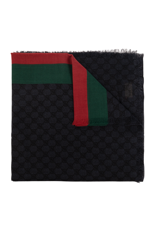 Black Wool scarf Gucci - Vitkac GB
