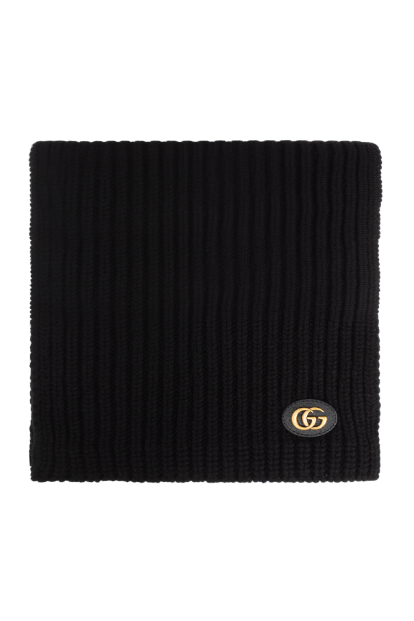 Gucci Wool scarf with logo