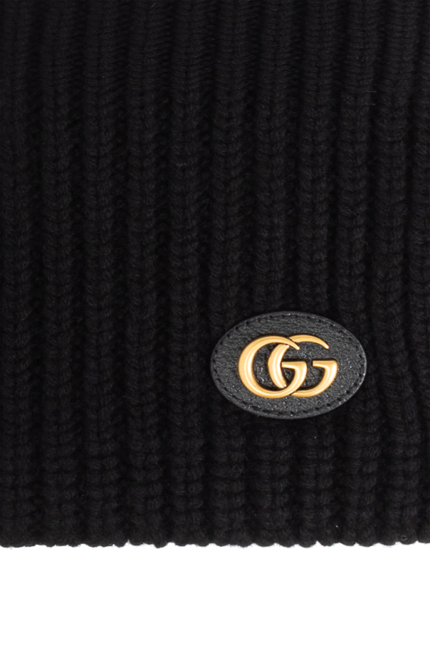 Gucci Wool scarf with logo