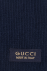 Gucci NAVY BLUE Wool scarf