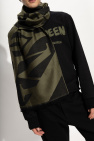 Alexander McQueen GREEN Wool scarf with logo