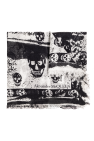 Alexander McQueen Scarf with skull motif
