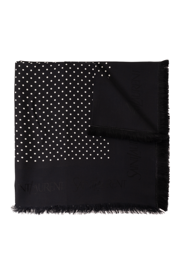 Saint Laurent Shawl with frayed edges