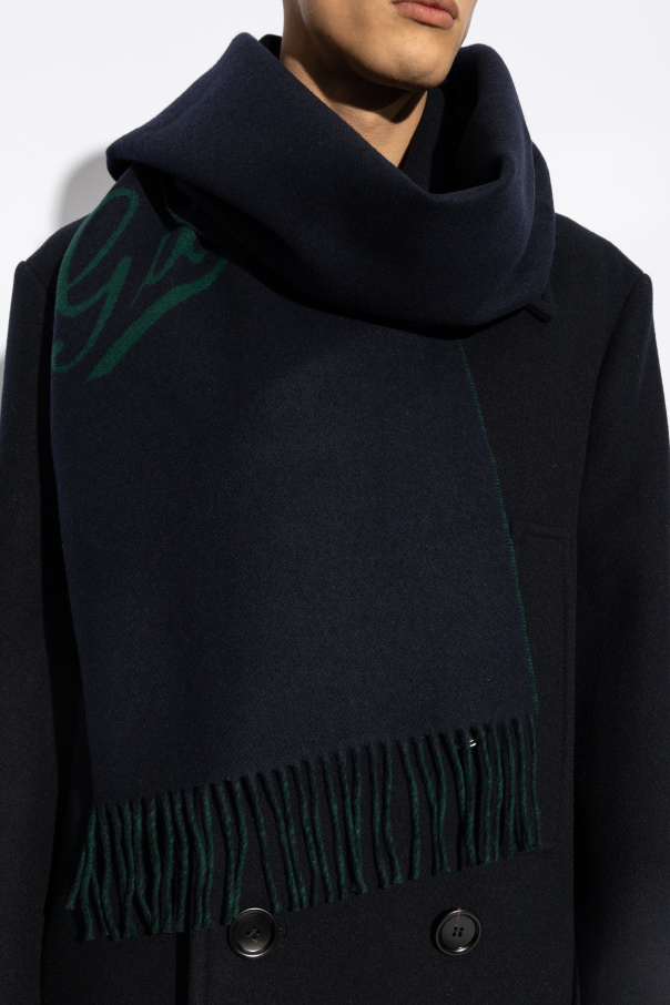 Gucci Wool scarf with fringes