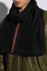 Gucci BLACK Scarf with monogram