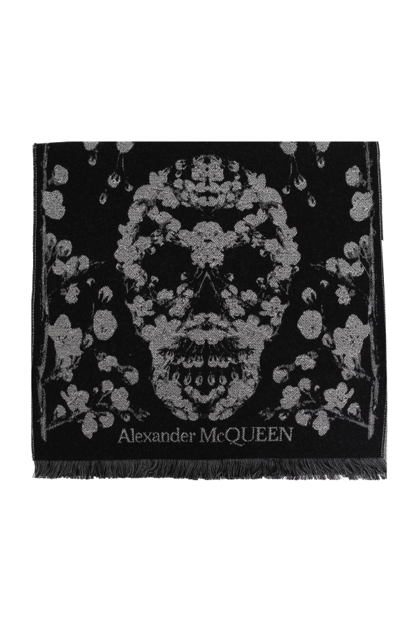 Alexander McQueen Wełniany szal