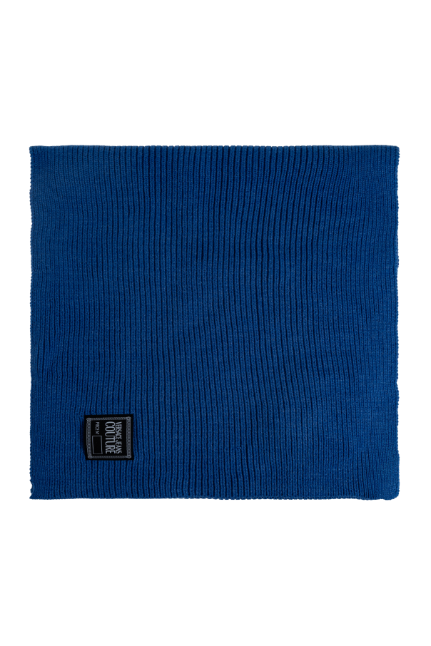 Scarf with logo patch od Versace Jeans Couture