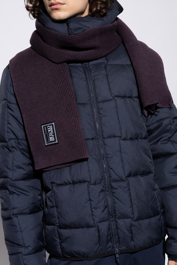 Versace Jeans Couture Scarf with logo patch