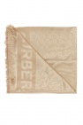 Burberry Patterned shawl with logo